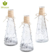 2019Hot Nordic Glass Vases Living Room Table Decor Transparent Water Hydroponics Flower Rope Dry Flower Vase DIY Valentine's Day 2024 - buy cheap
