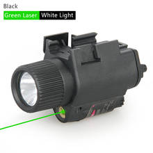Lanterna tática acessórios táticos m6 iluminador, 350 lúmens led laser verde caça lanterna tática 2024 - compre barato