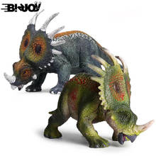 Styracosaurus-figura de acción de bestia salvaje para niños, juguete educativo de animales antiguos de PVC, modelo de dinosaurio de simulación, regalo de decoración 2024 - compra barato