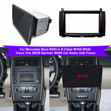 Radio con GPS para coche, reproductor Multimedia con Android 10, estéreo, B200 para Mercedes Benz, Clase A, B, W169, W245, Viano, Vito, W639, Sprinter, W906 2024 - compra barato