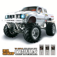 JTY Toys RC Trucks 1:10 TOYATO 4X4 Metal Pickup Bigfoot Rock Crawler Truck Buggy 30km/h Remote Control Off-Road Car For Adults 2024 - buy cheap