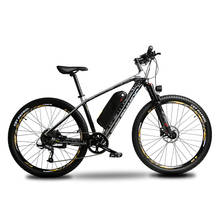 Bicicleta de Montaña eléctrica con asistencia de Pedal, bici de fibra de carbono, 500W, 48V, 16Ah, batería de iones de litio, frenos de disco hidráulicos de 9 velocidades 2024 - compra barato