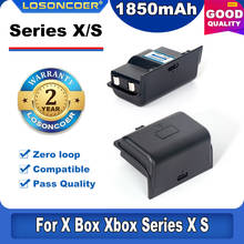 LOSONCOER 1850 мА-ч для Microsoft Xbox серии X S Управление; Перезаряжаемые Батарея пакета запасных Управление геймпад Беспроводной Зарядное устройство воспроизведения 2024 - купить недорого