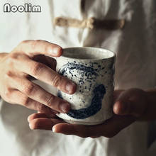 Taza de cerámica gruesa estilo japonés, taza de agua de cerámica pintada a mano, Kungfu, taza de té, accesorios de cocina 2024 - compra barato