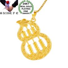 OMHXFC-colgante de oro de 24KT para mujer, abalorio de fiesta, cumpleaños, boda, venta al por mayor, PN421, moda europea 2024 - compra barato