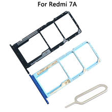 For Xiaomi Redmi 7A Sim/SD SIM Card SD Reader Holder Sim Tray Adapter For Redmi 7A Sim Card Tray 2024 - buy cheap