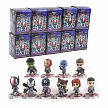 4-6cm 10pcs/set Avengers Endgame Team Suit Captain America Iron Man Black Widow Nebula Thanos Hawkeye Thor PVC Figure Toy 2024 - buy cheap