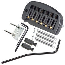 Sistema de ponte de tremolo com parafusos de barra, 6 cordas, kit para reparo de guitarra elétrica, peças de reposição 2024 - compre barato