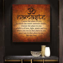 Culturenik Namaste Buddhist Inspirational Motivational Spiritual Quote Posters and Prints Wall Art Canvas Painting Home Decor 2024 - buy cheap