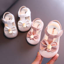 Sweet Girls Sandals 2020 Summer New Summer Children Girls Little Princess Shoes Baby Soft Non-slip Bottom Children Shoes 2024 - buy cheap