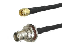 1Pcs RG58 SMA Male plug to BNC Female jack Nut Bulkhead Connector RF Coaxial Jumper Pigtail Cable For Radio Antenna 4inch~20M 2024 - buy cheap