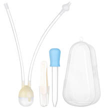 Безопасный носовой очиститель для младенцев, носовой аспиратор для предотвращения обратного потока, аспиратор для младенцев, медицинский капельница, уход за ребенком T2210 2024 - купить недорого