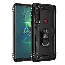 Metal Ring Hard Phone Case for Motorola Moto G8 Plus Moto G8 Play for Motorola One Macro Armor Case Back Cover Capa Etui Coque> 2024 - buy cheap