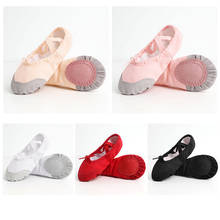 Ballet Shoes Dance Shoes For Children Girls Ballet Flats Dance Ballet Slippers Soft Ballerina Practice Woman Dance Shoes Canvas 2024 - buy cheap