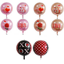 22 Inch 4DLOVE Aluminum Foil Balloons Wholesale Wedding Valentines Day Holiday Birthday Party  Balloons 2024 - buy cheap