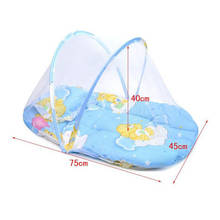 Spring Portable Baby Kids Bed Crib Mat Pad Cover With Mosquito Net Summer Baby Crib Mosquito Net Children Crib Mosquito Nets 2024 - buy cheap