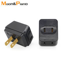 1pcs Universal US Power Plug Converter 3 in 1 Travel Adapter AC Powers 10A Wall Charger Outlet 2 Pin Portable Electrical Socket 2024 - buy cheap