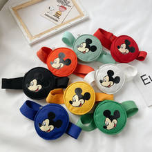 Disney children's new mini shoulder bag cartoon Mickey Minnie baby coin purse female canvas messenger bag 2024 - buy cheap