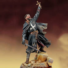 Unassambled 1/18 древний воин воротник-стойка (с основанием) статуэтка в виде набор миниатюрных моделей Неокрашенный 2024 - купить недорого