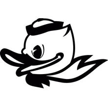 Funny Cute Cartoon Oregon Duck Pvc Decal Sticker Pvc Car Sticker Window Suitable for Various Models Black/white 15*10CM 2024 - buy cheap