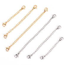 5/7.5/10cm Tone Extended Extension Tail Chain Lobster Clasps Connector For DIY Jewelry Making Findings Bracelet Necklace 2024 - buy cheap