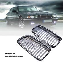 1Pair Chrome Front Kidney Grill Grille for BMW 7-Series E38 730IL/735I/725Tds/728I/750I Sedan 1994-2001 Front Grill Grille Refit 2024 - buy cheap