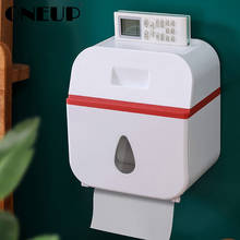 ONEUP Portable Toilet Paper Holder Double Layer Waterproof Tissue Box Creative Punch Free Storage Box Bathroom Accessories Sets 2024 - buy cheap