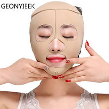 Máscara de massagem facial fina, para cuidados de saúde, face completa, levanta o queixo, massagem facial, tamanhos p/m/g/xl 2024 - compre barato
