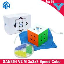 Gan 354m V2 Magnetic magic cube 3x3 Explorer Version Gan354M Speed Cube for WCA Professional toys for kid Cubo Magico 3x3x3 2024 - buy cheap