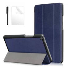 Тонкий чехол-книжка из искусственной кожи для Huawei MediaPad T3 8,0 KOB W09 KOB L09, чехол для планшета Honor Play Pad 2, чехол 2024 - купить недорого