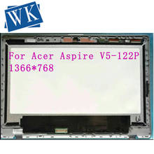 Laptop LCD Screen Display Touch Digitiser Glass Panel Assembly + Bezel B116XAN03.2 For Acer Aspire V5-122P Series V5-122P MS2377 2024 - buy cheap