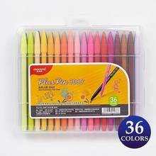 Monami Plus-bolígrafos de fibra a base de agua, 0,3mm, 24 colores y 36 colores 2024 - compra barato