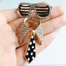 10pcs/lot Cute glasses Tie Charm pendant findings  DIY Jewelry Accessories for bracelet，bling charm for headdress 2024 - buy cheap