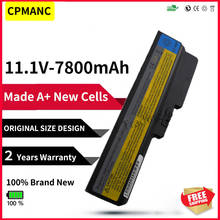 CPMANC 7800MAH Laptop Battery For Lenovo 3000 G430 G450 G530 G550 N500 Z360 B460 B550 V460 V450 G455 G555 Y l08s6y02 2024 - buy cheap