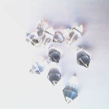 Candelabro de cristal K9 para decoración de pasteles, prismas de iluminación transparentes de 11x20mm, 20 unids/lote 2024 - compra barato