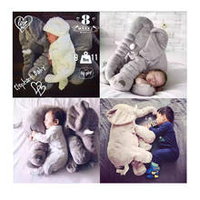 Elephant Appease Pillow Plush Stuffed Pillow Christmas Gift for Baby Girls Boy Gift Baby Kid Sleeping Back Cushion Cartoon 2024 - buy cheap