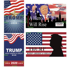Bandeira dos eua 150x90cm, bandeira de dupla face impressa para manter a américa grande para o presidente dos eua, trump 2024 - compre barato