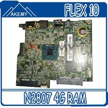 New MB Akemy BM5338 Mainboard For lenovo FLEX10 FLEX 10 Laptop Motherboard Test work 100% original W/  CPU N2807 4G RAM 2024 - buy cheap