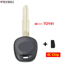 Remote Car Key Transponder Key with 4C Carbon Chip ID4C Chip TOY41 Uncut Blade for Toyota MR2 Spyder 2002 2003 2004 2005 2024 - buy cheap