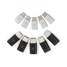 Универсальный разъем USB Type-C для Micro USB 3,1, конвертер, USB-C адаптер, инструмент, 5 шт. 2024 - купить недорого