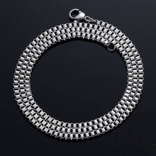 Wholesale width 2/3MM stainless steel box chain necklace fashion jewelry for men and women Fit pendant drop shipping 2024 - buy cheap