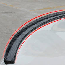 1.5M car 5D carbon fiber spoiler rubber strip for Cadillac XTS SRX ATS CTS/Renault Koleos Fluenec Latitude 2024 - buy cheap