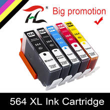 HTL 564XL Ink Cartridge for hp 564xl 564 compatible for HP Photosmart B8550 C6324 C310a C410 6510 D5460 7510 B209a 4610 3070A 2024 - buy cheap