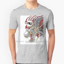 Kazuma Kiryu Dragon Tattoo Horizontal T Shirt 100% Pure Cotton Yakuza Goro Majima Hanya Tattoo Japanese Tattoo Ryu Ga Gotoku 2024 - buy cheap