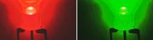 Диффузор с плоским верхом двухцветный 3 мм светодиодный Диод красный @ зеленый общий анод/катод 2024 - купить недорого