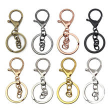 5pcs/lot Key Ring 30mm Keychain Lobster Clasp Key Hook Keyrings For Jewelry Making Finding DIY Key Chains Accessories 2024 - buy cheap