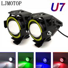125W Motorcycle Headlight 3000LM Low Beam Flash U7 light LED auxiliary For Ducati 797 MONSTER MONSTER M400 MONSTER M600 2024 - buy cheap