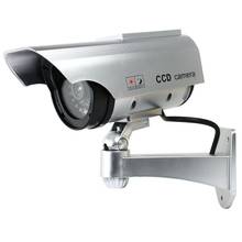 Câmera de segurança falsa, para ambientes externos, à prova d'água, imitação de manequim, led infravermelho, flash vermelho 2024 - compre barato