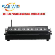 Factory 2.4G 9X18W 6IN1 RGBAW UV Chargeable Battery Powered Wireless DMX512 LED Wall Washer Light Stage Wall DJ Lighting 2024 - buy cheap