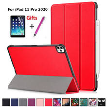 Case For iPad Pro 11" (2021) Smart Cover Funda Tablet For New iPad Pro 11 inch 2020/2018 Colorful Folding Flip case Stand Shell 2024 - buy cheap